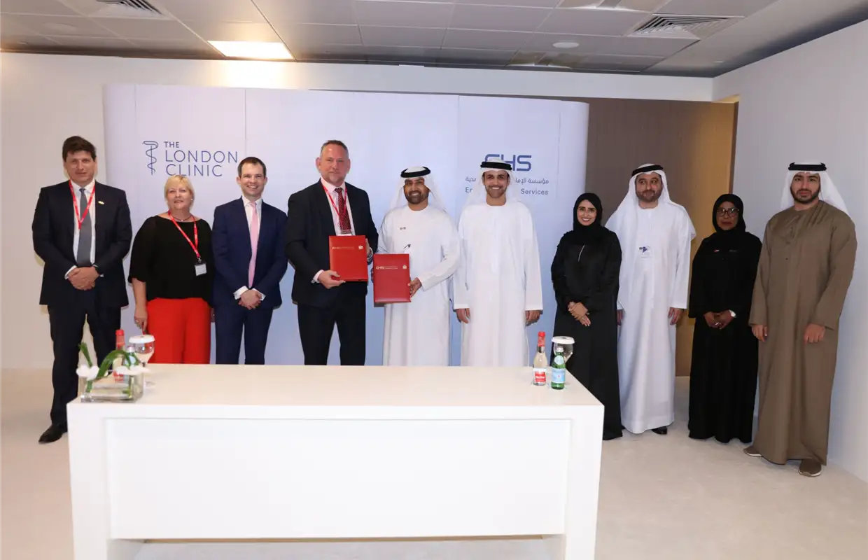 Emirates Health Services Signs MoU with London Clinic