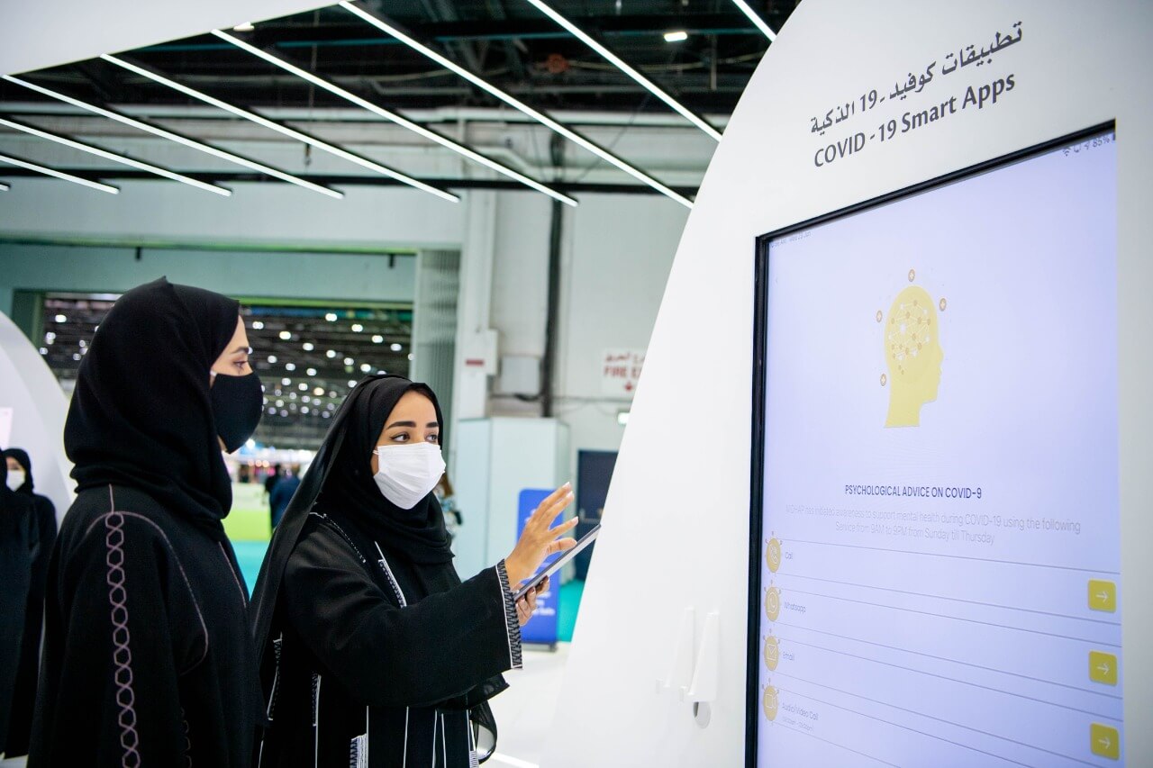 MoHAP, EHS highlight Covid-19 UAE App updates at Arab Health 2021