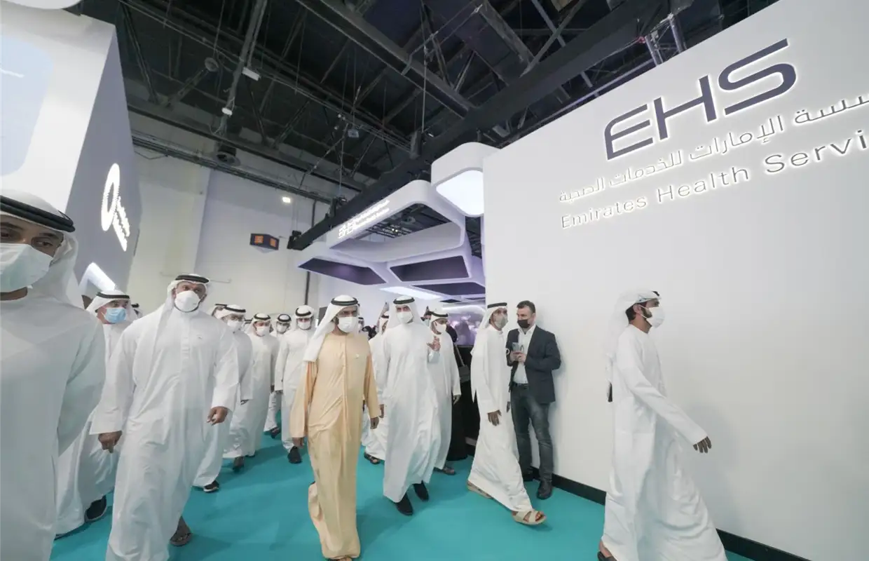 The participation of Emirates Health Services in Arab Health 2022