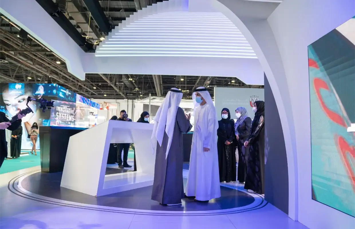 Emirates Health Services Stand at Arab Health 2022