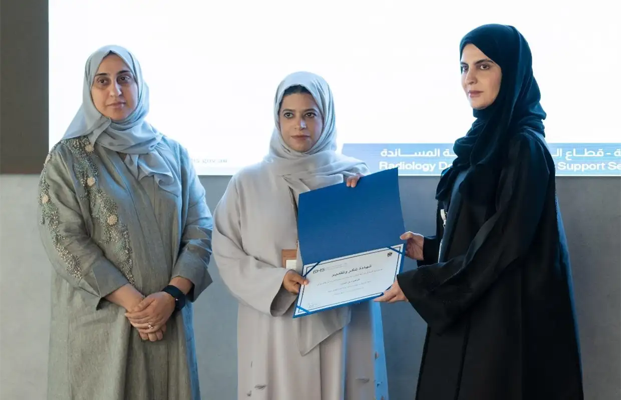Emirates Health Services (EHS) celebrated the World Radiology Day, on the 8th of November of each year under the slogan “Radiologists and Technicians in Supporting Patients,” in a ceremony organized with the aim of improving understanding of the vital role that radiologists play in the healthcare chain and highlighting their essential role in supporting patients.  EHS showcased the latest techniques and technology with international specifications provided by the most skilled doctors and specialists in the field of radiology.