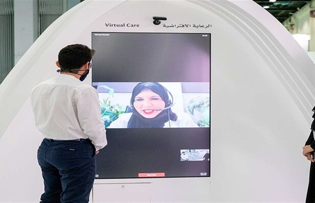 خلال مشاركتهما عرضت وزارة الصحة ووقاية المجتمع و مؤسسة الإمارات للخدمات الصحية منصة الطبيب الإفتراضي التي توفر المنصة حلولاً وخدمات تكنولوجية مبتكرة في مجال تعزيز الصحة الرقمية، عن طريق توفير الرعاية المتخصصة والاستشارات الطبية للمرضى عن بعد في أي وقت.