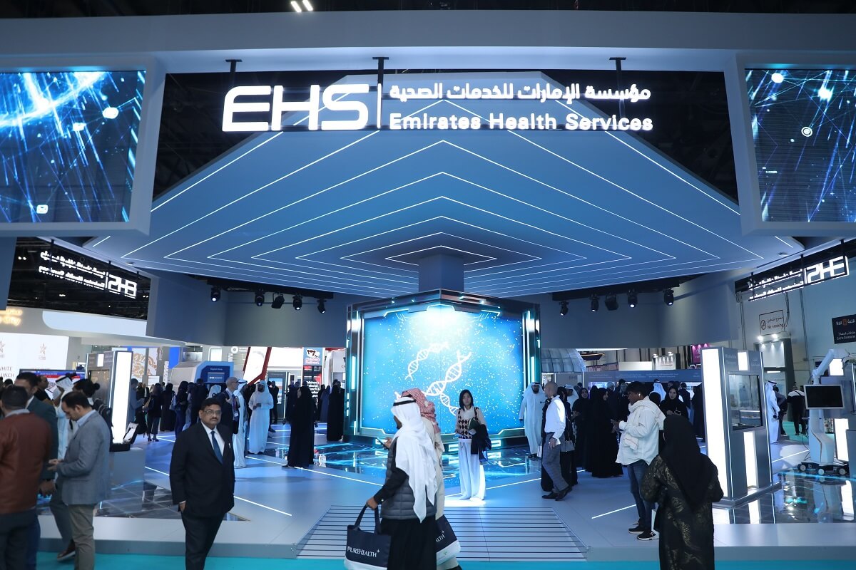 جانب من مشاركة مؤسسة الإمارات للخدمات الصحية في معرض الصحة العربي 2023.jpg