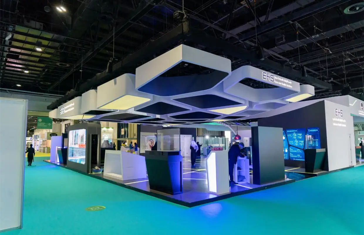 Emirates Health Services Stand at Arab Health 2022